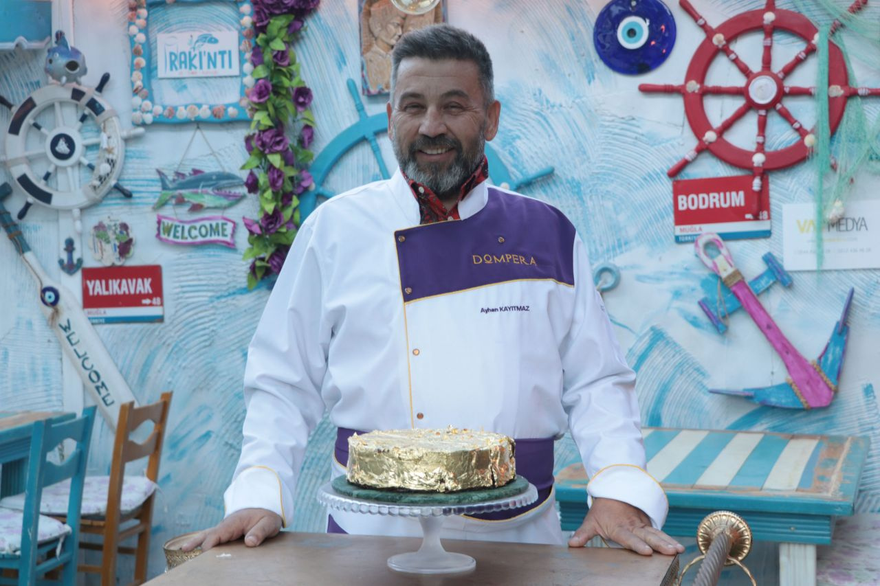 Altın kaplama pasta! Türkiye'nin en pahalı pastasının fiyatı şoke ediyor