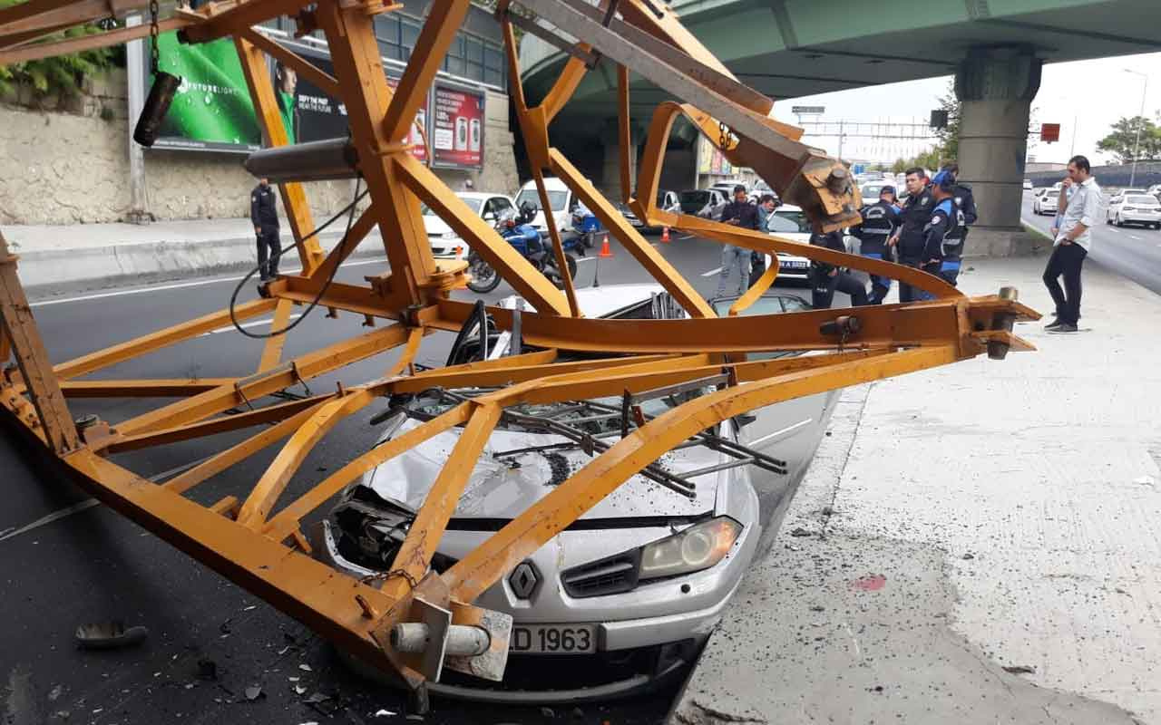 Bakırköy'de akıl almaz kaza