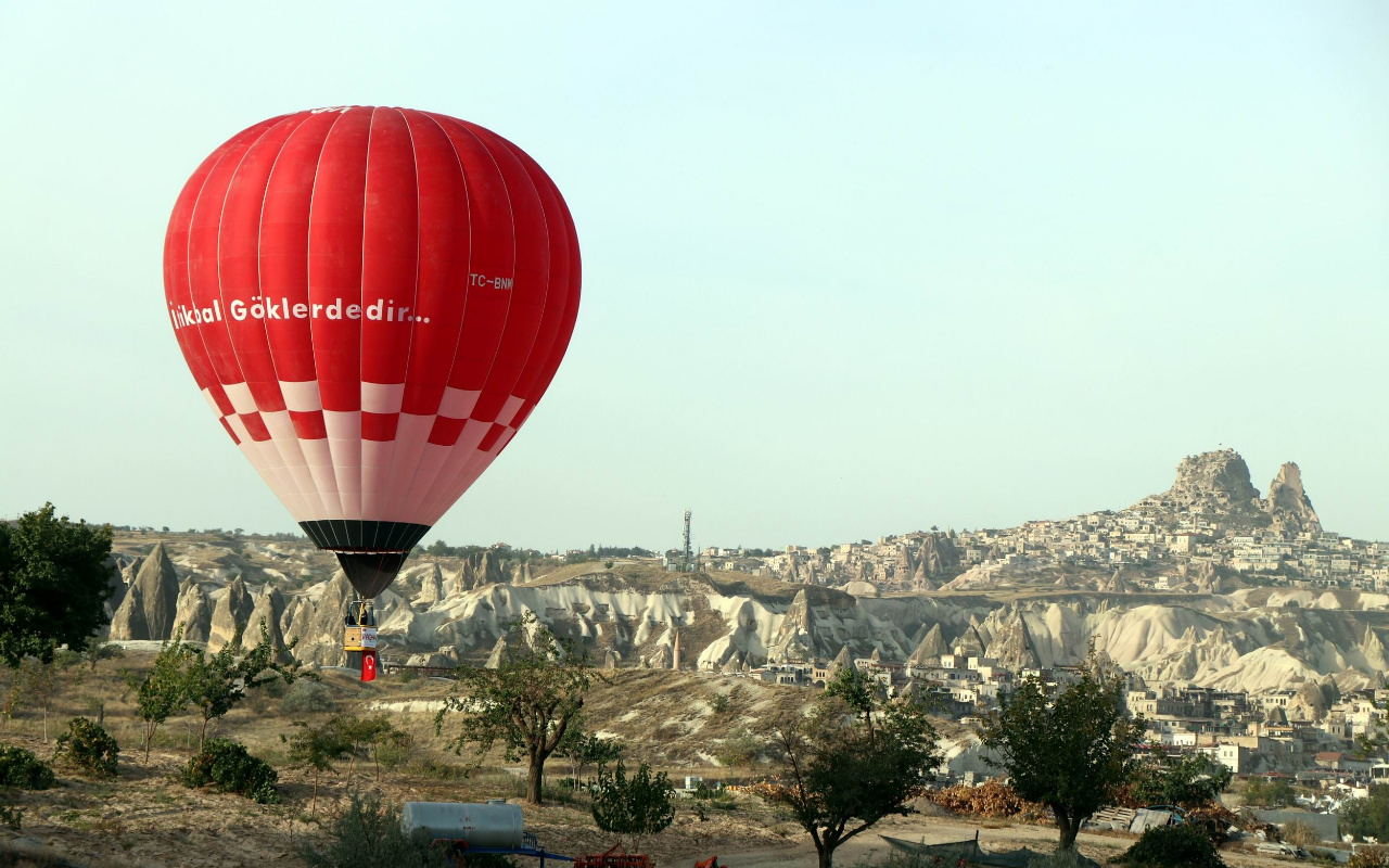 Türkiye’nin ilk yerli ve milli sıcak hava balonu yapıldı! İlk uçuşu gerçekleşti