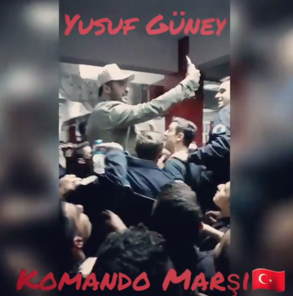 Yusuf Güney'in polislerle paylaşımı sosyal medyayı salladı harekata desteği TT oldu