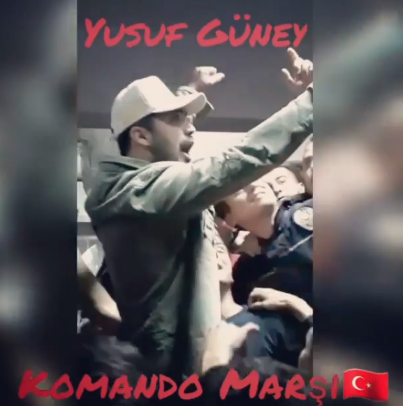 Yusuf Güney'in polislerle paylaşımı sosyal medyayı salladı harekata desteği TT oldu