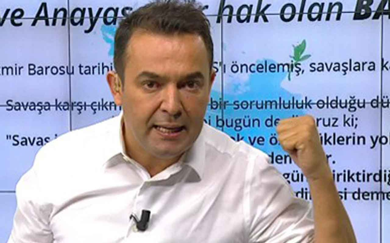 Beyaz TV sunucusu Tahir Sarıkaya'dan İzmir Barosu'na sert tepki: Şerefsizlik yapmayın!