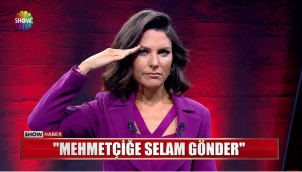 Canlı yayında asker selamı verdi Ece Üner sosyal medyanın gündemine oturdu