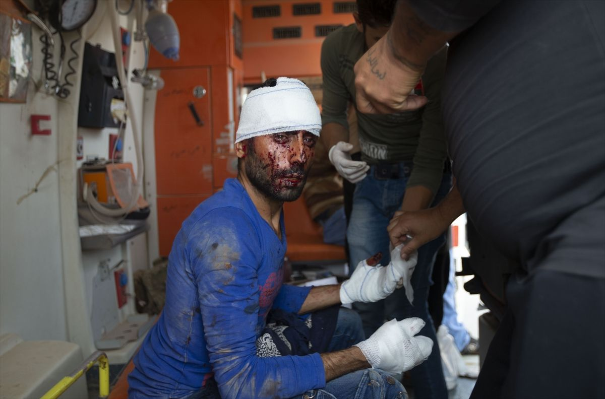 Tel Abyad'da YPG/PKK'nın eve döşediği mayın patladı: Siviller yaralandı