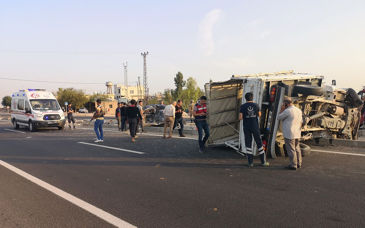 Mardin'de zincirleme kaza 1 ölü başsavcı ile 6 kişi yaralı