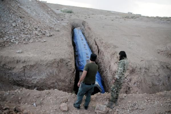 YPG’liler Tel Abyad’ı köstebek yuvasına çevirmiş! Labirent tüneller kapatılıyor