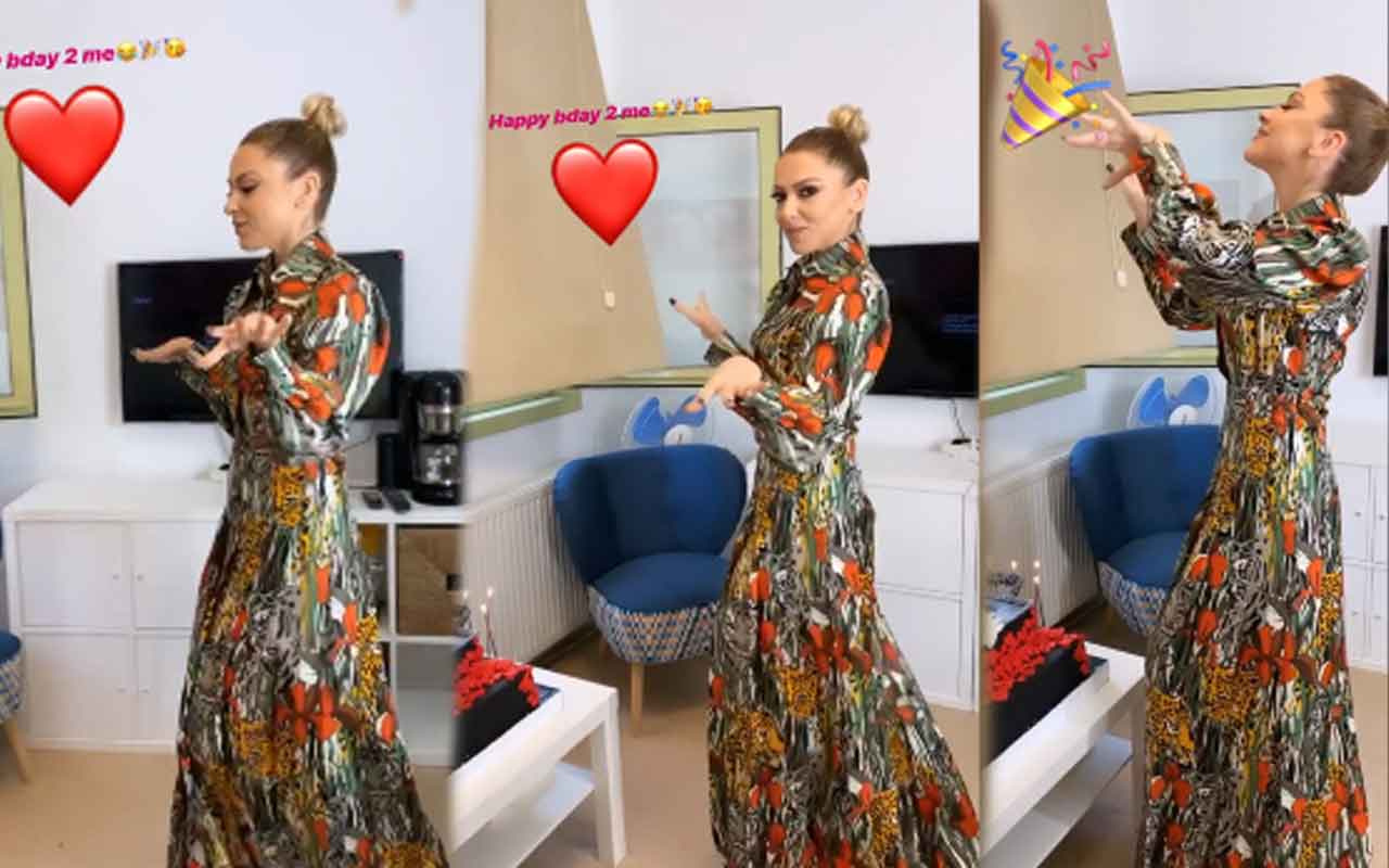 Hadise'den doğum gününde mezdeke performans