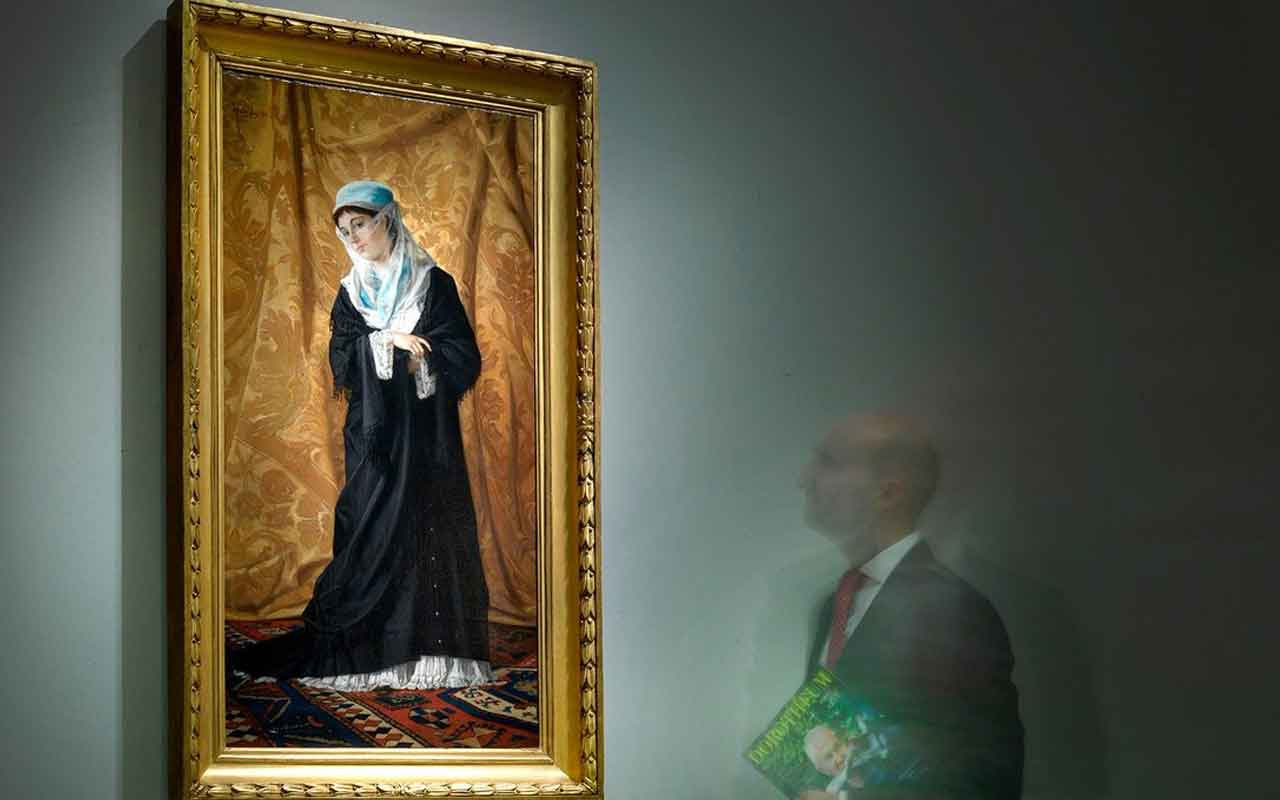 Osman Hamdi Bey’in ‘İstanbul Hanımefendisi’ tablosu rekor fiyata satıldı