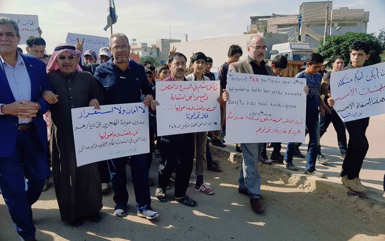 Tel Rıfat'ta SMO ve TSK’ya destek gösterisi düzenlendi
