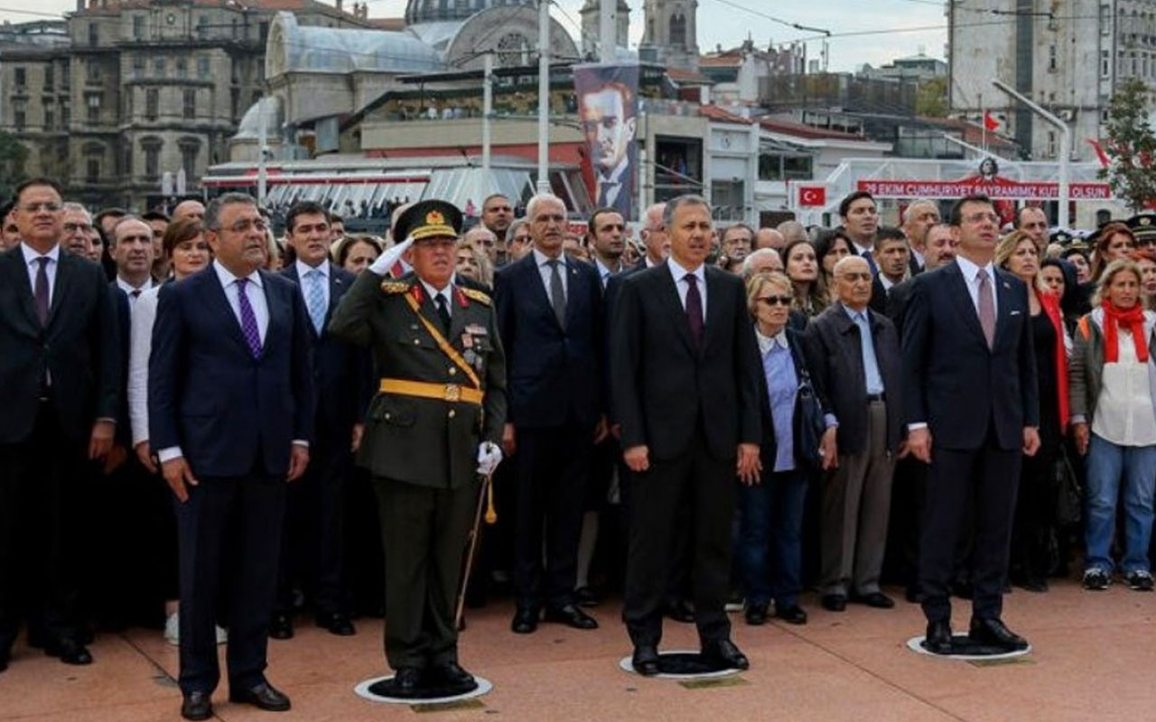 Sezgin Tanrıkulu'nun Taksim'deki 29 Ekim töreninde protokol merakı