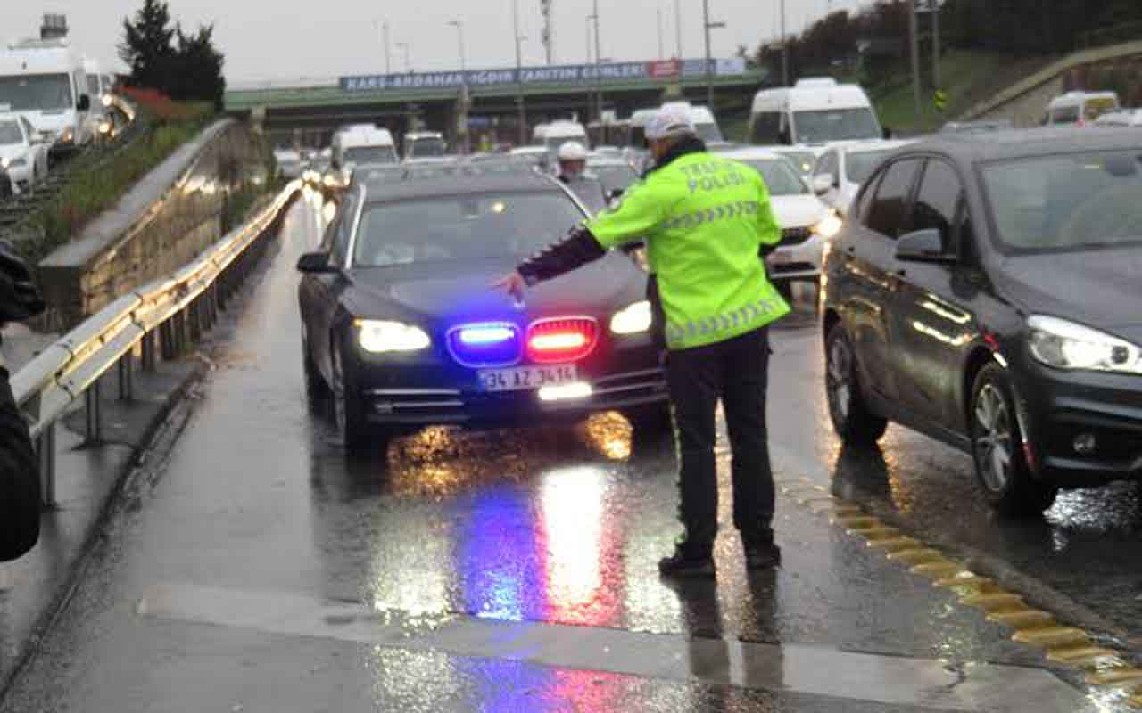 İstanbul’da ilk gün çakar lambaya 126 bin TL ceza