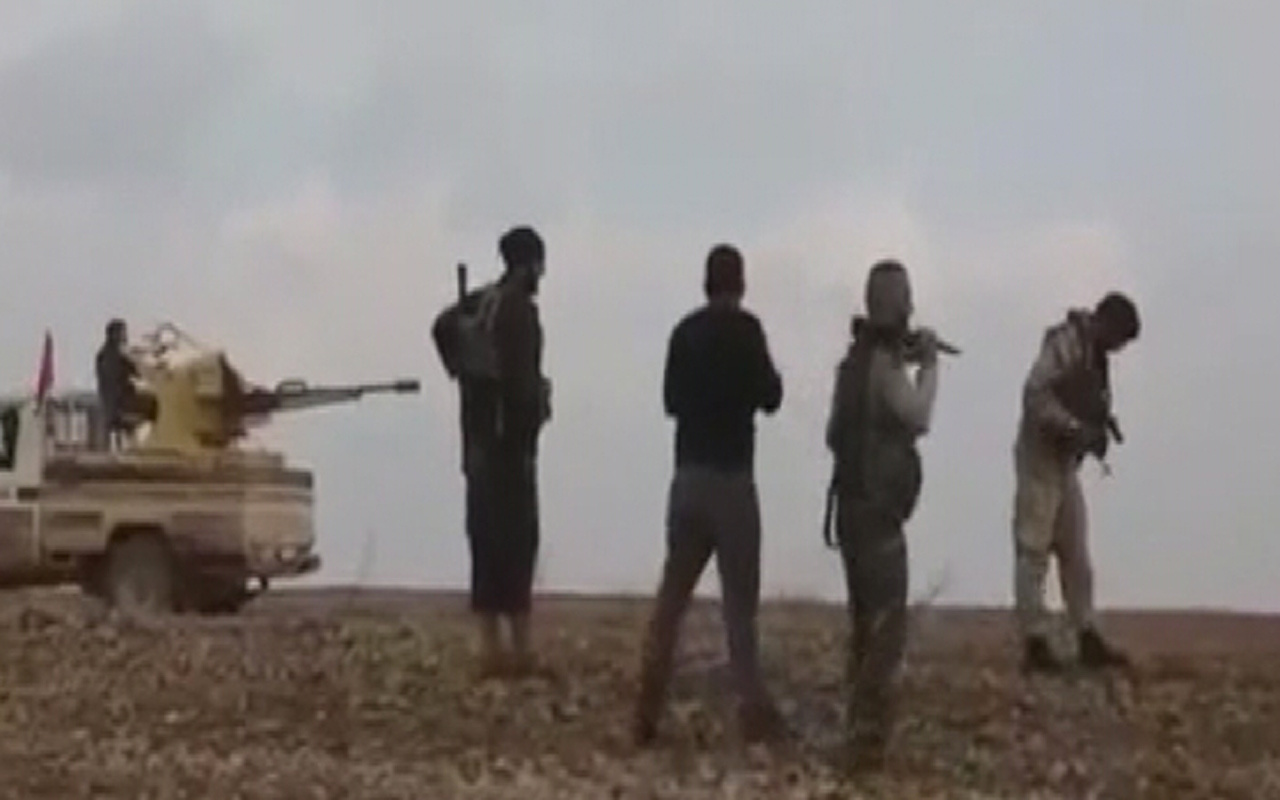 Tel Tamr'da SMO askerlerinin YPG'li teröristlerle çatışma anı görüntülendi