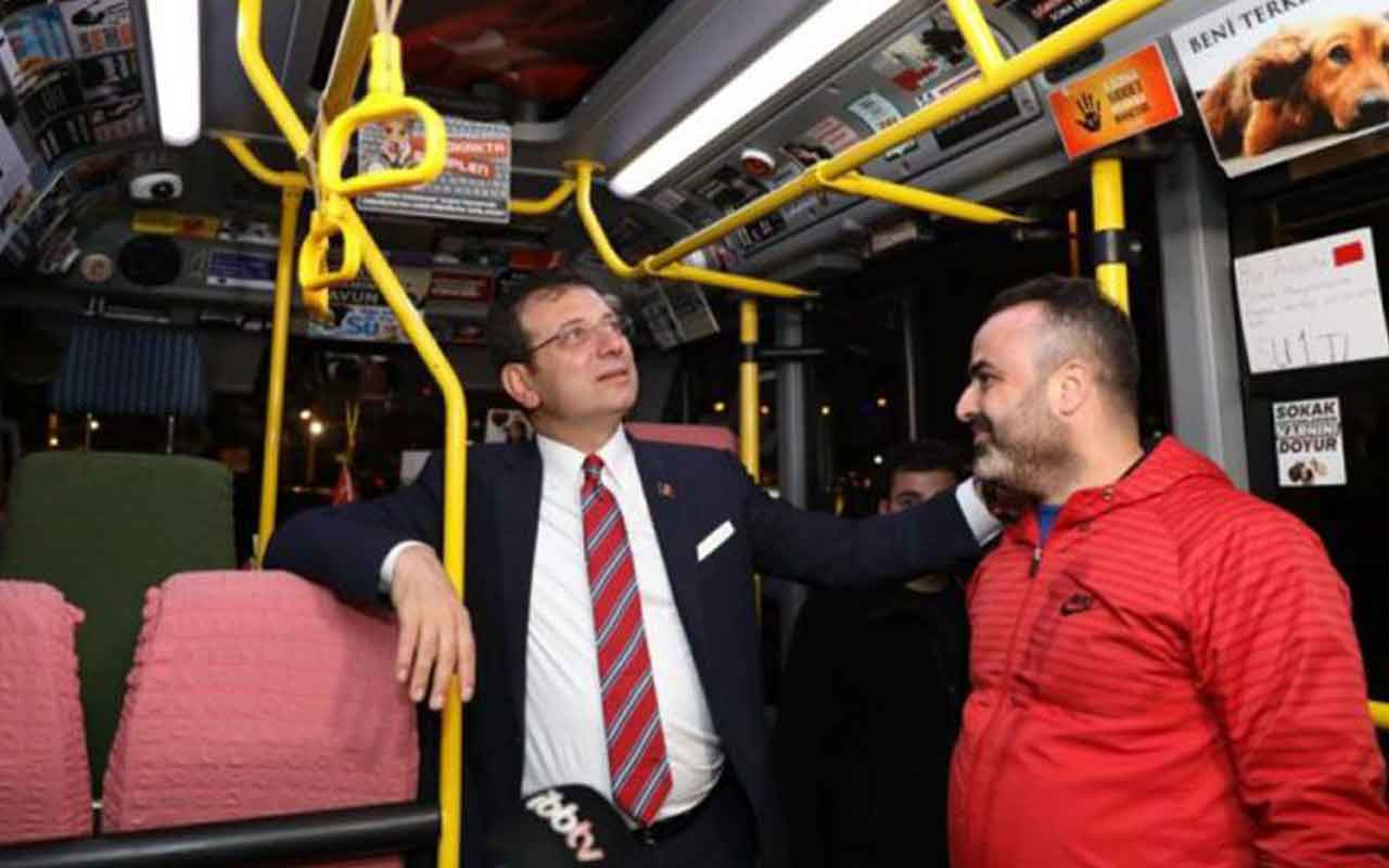 Ekrem İmamoğlu’nu duygulandıran minibüs!