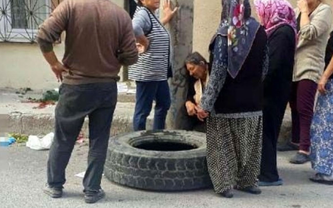 İzmir'de çocukların yokuştan yuvarladığı kamyon lastiği can aldı