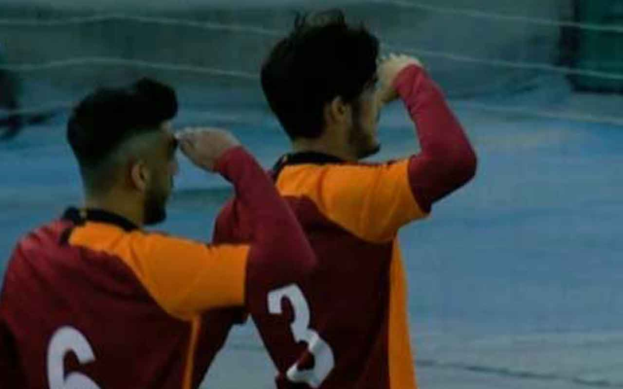 Galatasaray'ın genç futbolcusu Süleyman Luş'dan Madrid'de asker selamı