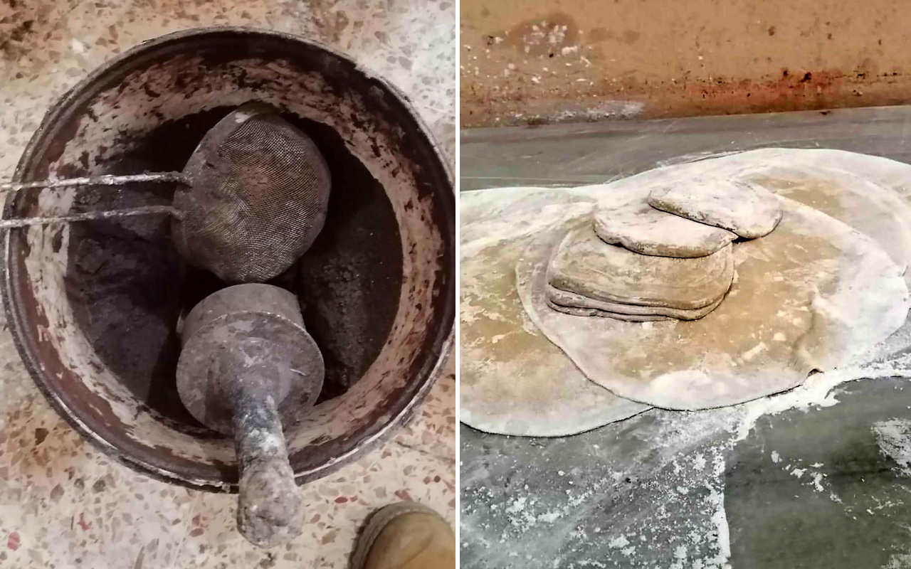 İzmir Buca'da kaçak tatlı imalathanesinde mide bulandıran görüntüler