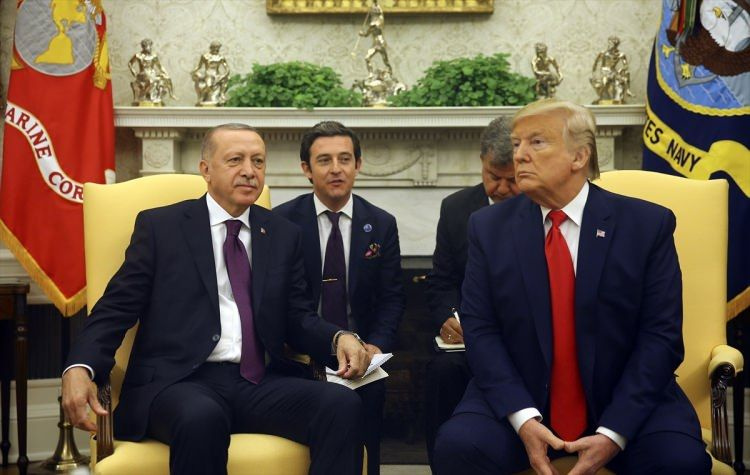 ABD Başkanı Trump Başkan Erdoğan'ı böyle karşıladı