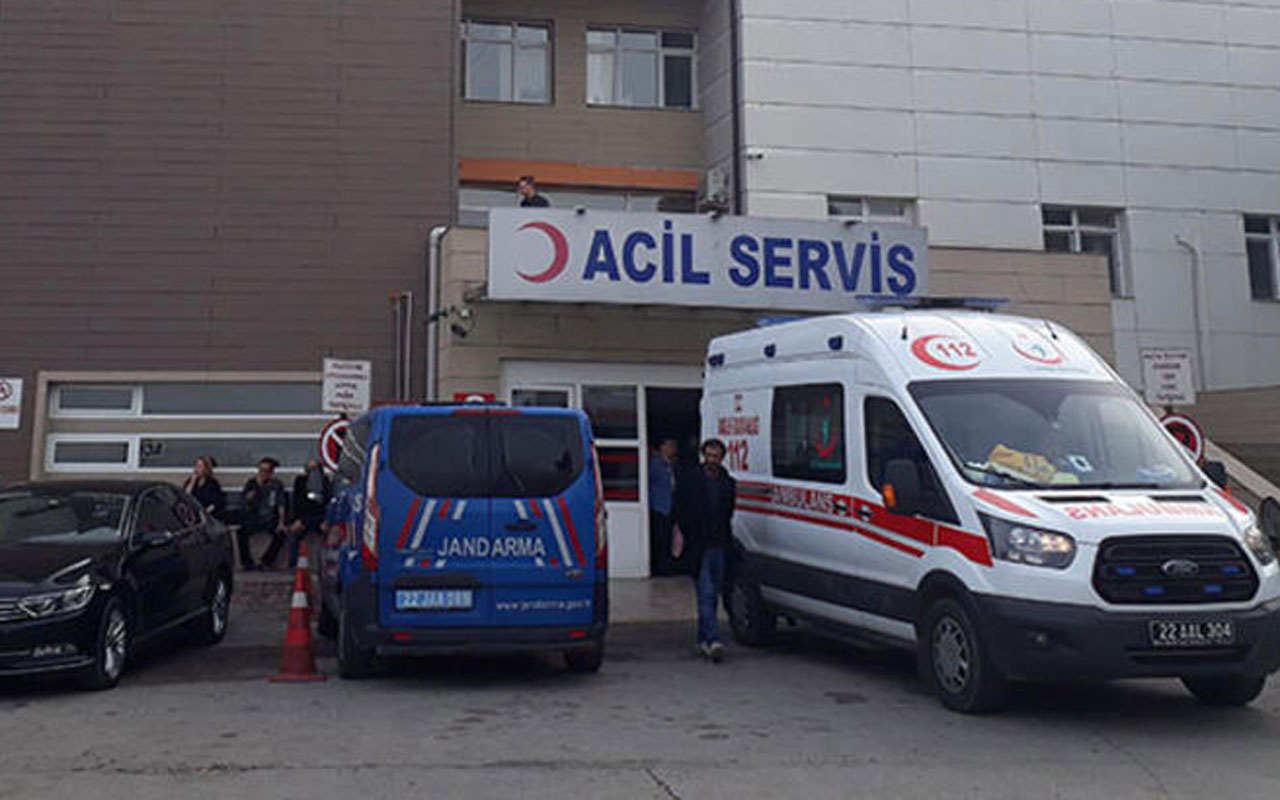 Edirne'de kahvehaneye silahlı saldırı: 11 yaralı