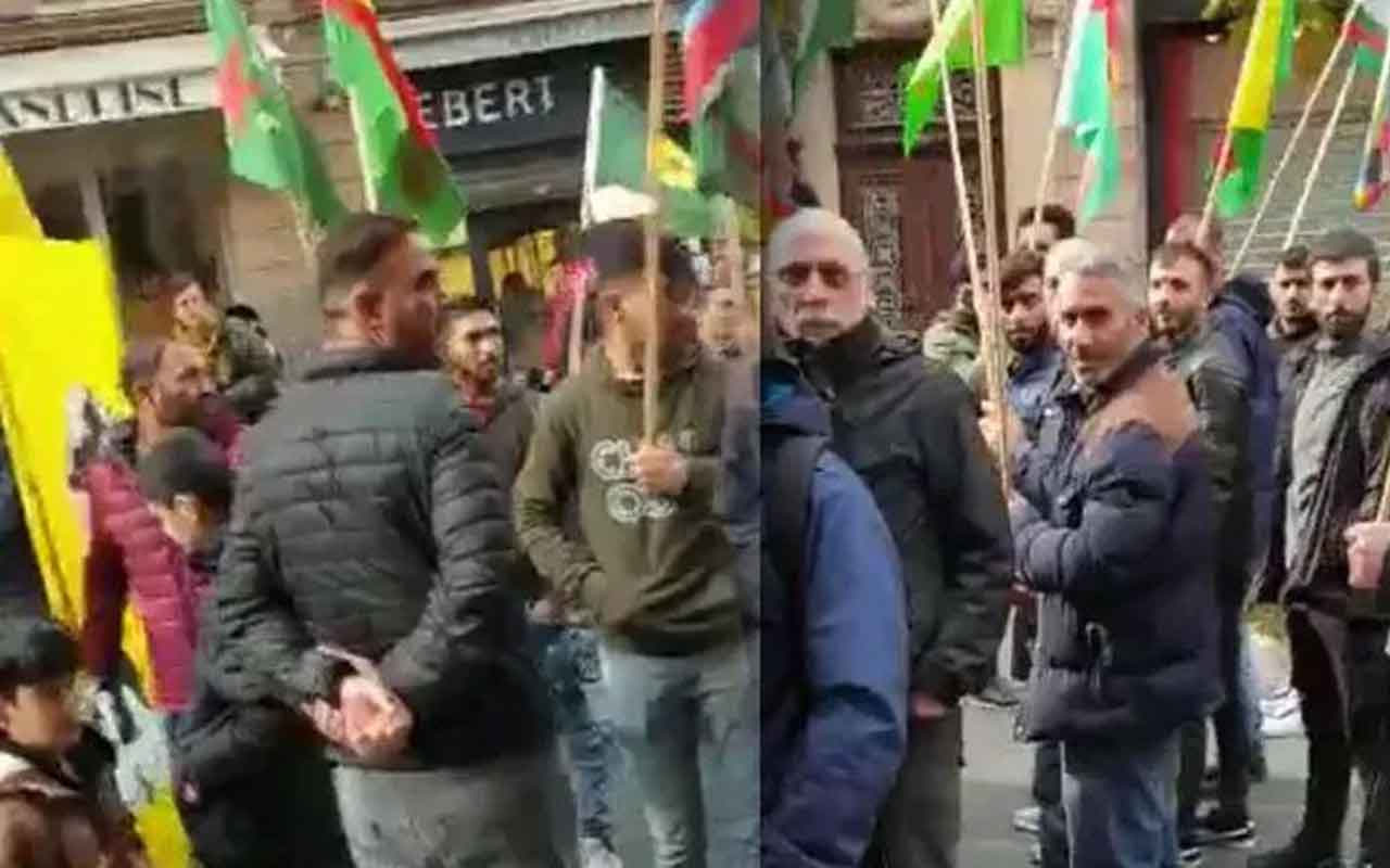 Fransız kadın PKK eylemcilerine haykırdı: Ne mutlu Türk'üm diyene