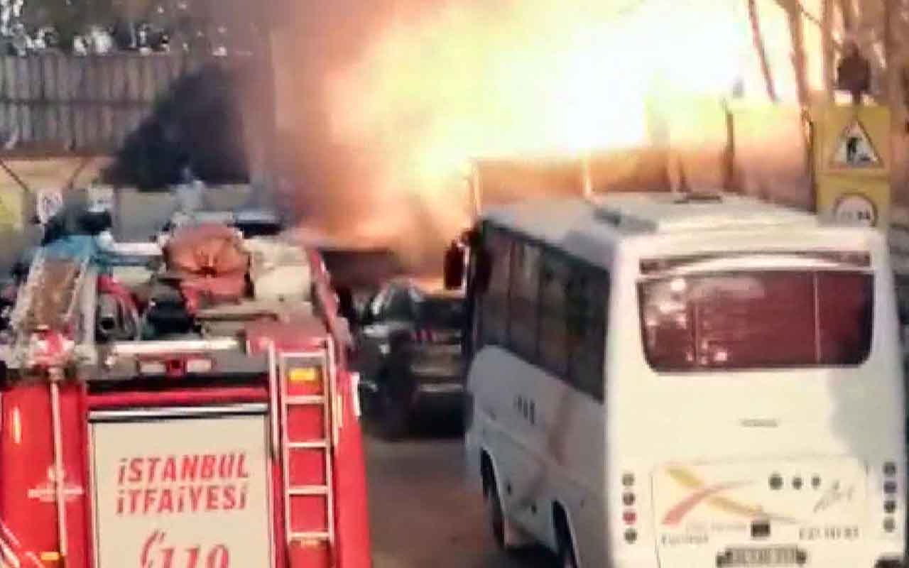 Kadıköy’de korkutan patlama anı kameralara saniye saniye yansıdı