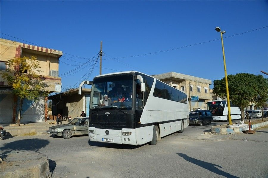70 aile Tel Abyad bölgesine geri dönmek için yola çıktı
