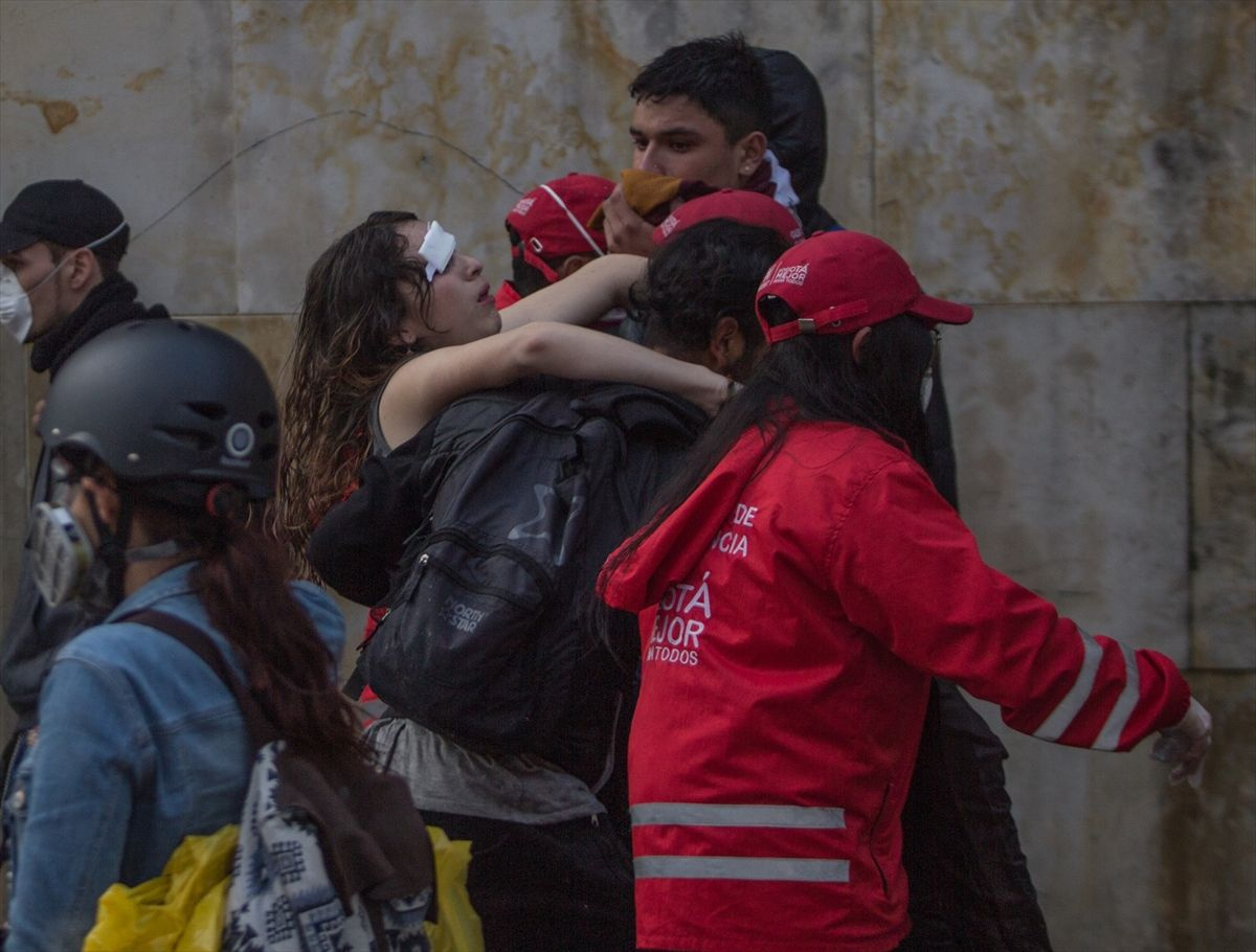 Kolombiya'da genel grev ortalığı karıştırdı! Polis göstericilere kaba kuvvet kullandı