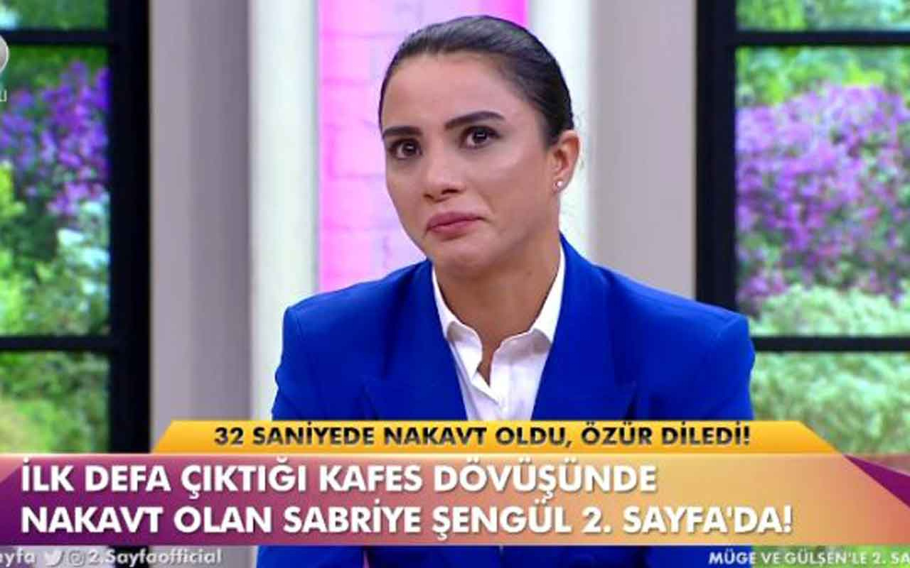 Kafes dövüşünde nakavt olan Sabriye Şengül, "Hırsıma yenildim" diyerek gözyaşlarına boğuldu