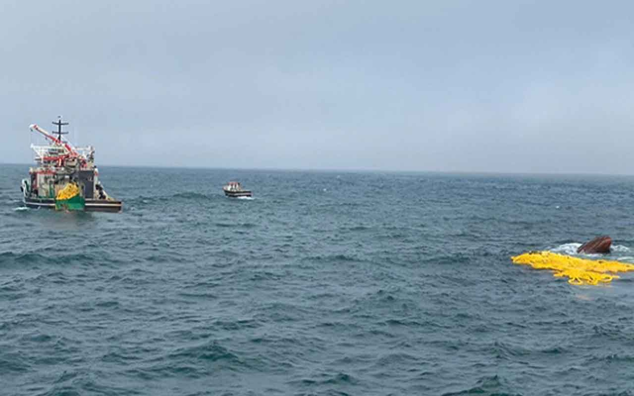 Moritanya’da Türk balıkçı gemisi battı