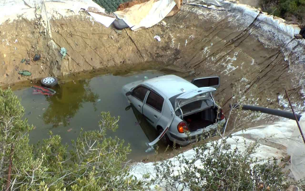 Mersin'de otomobil havuza düştü, içindeki kadın hayatını kaybetti