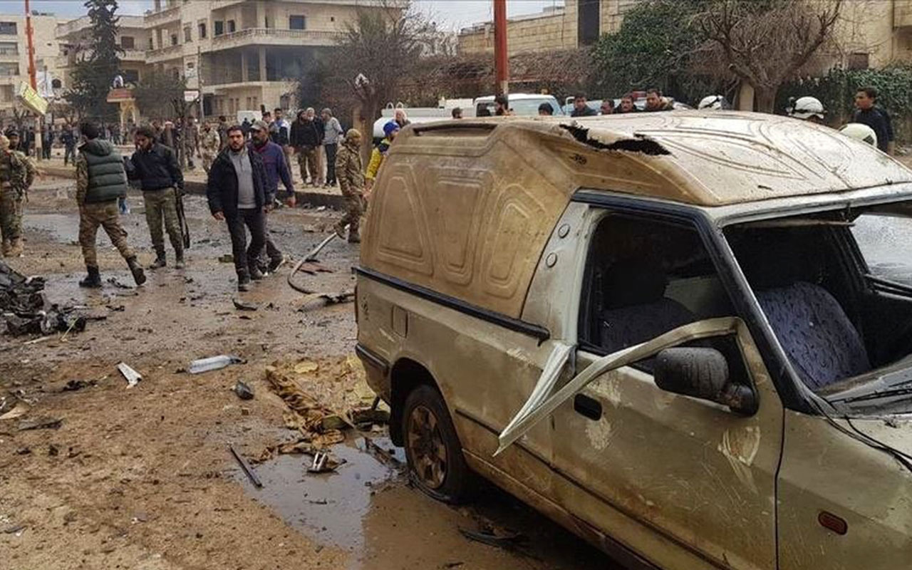 Afrin'de bomba yüklü araçla terör saldırısı yaralılar var
