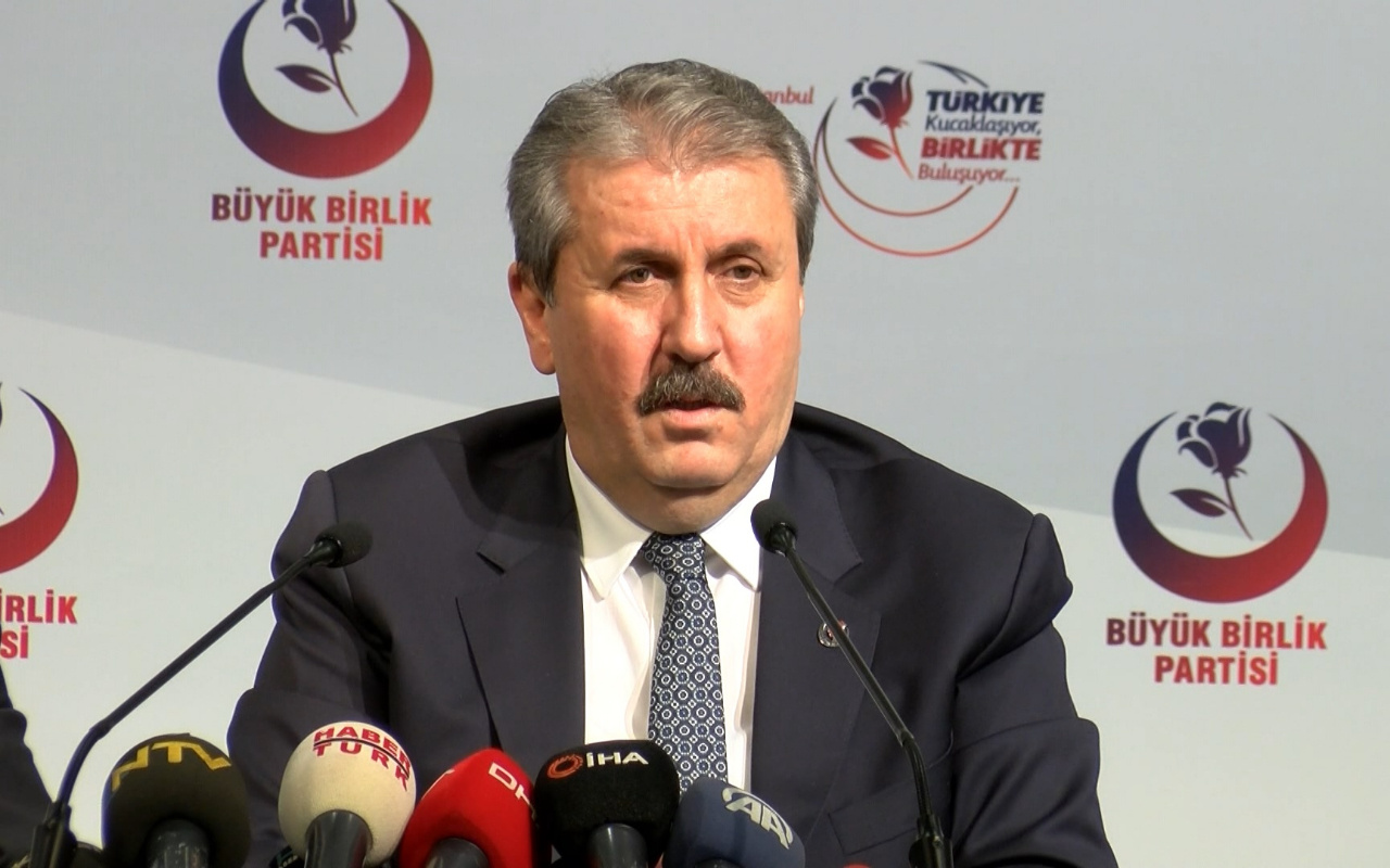 BBP Lideri Mustafa Destici: Meclis'te tüm partilerin HDP’lilerle arası iyi