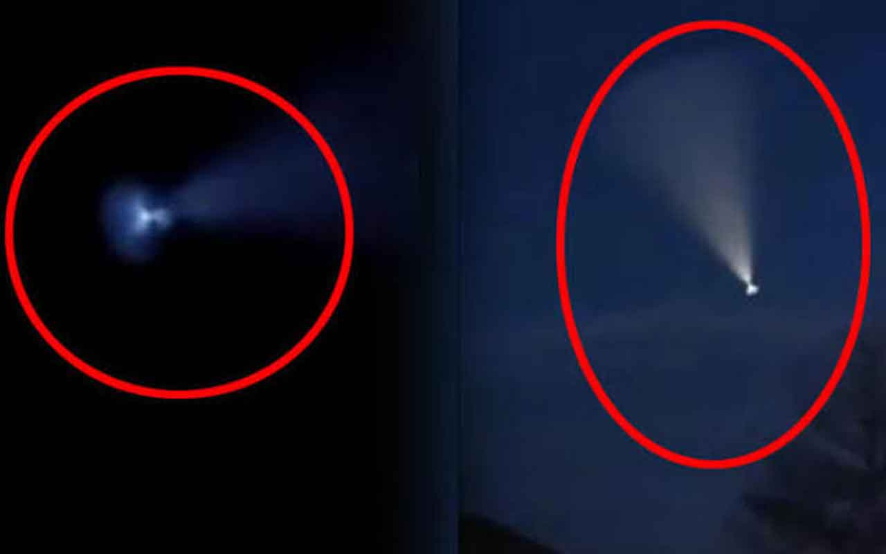 Ufo sanılan cisim Rus füzesi çıktı