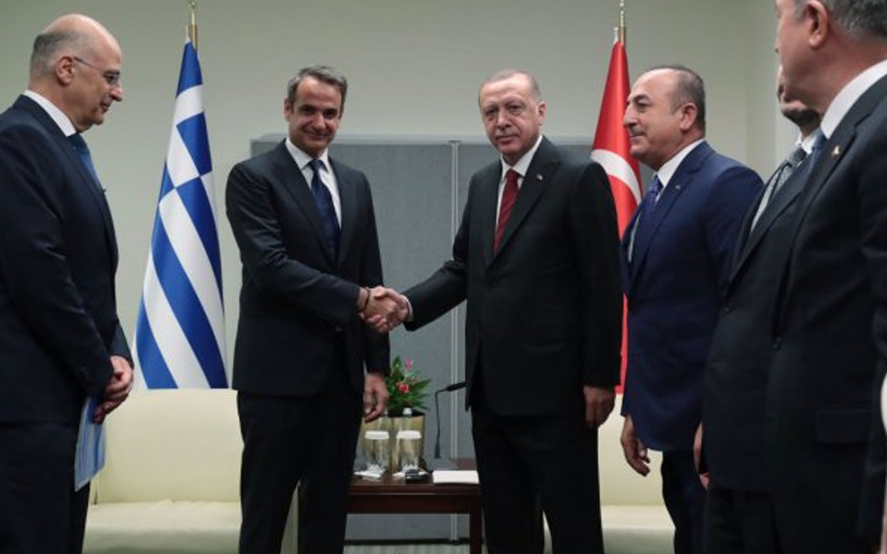 NATO Zirvesi'nde Miçotakis Erdoğan'a sunum yapacak
