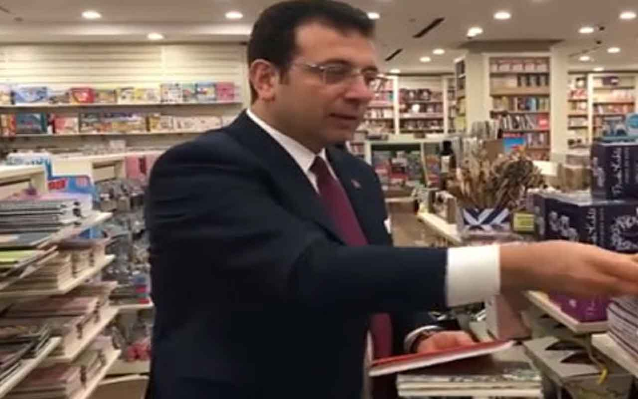 Ekrem İmamoğlu kızı için kırtasiye alışverişi yaptı! Sabah almadan gelme demiş