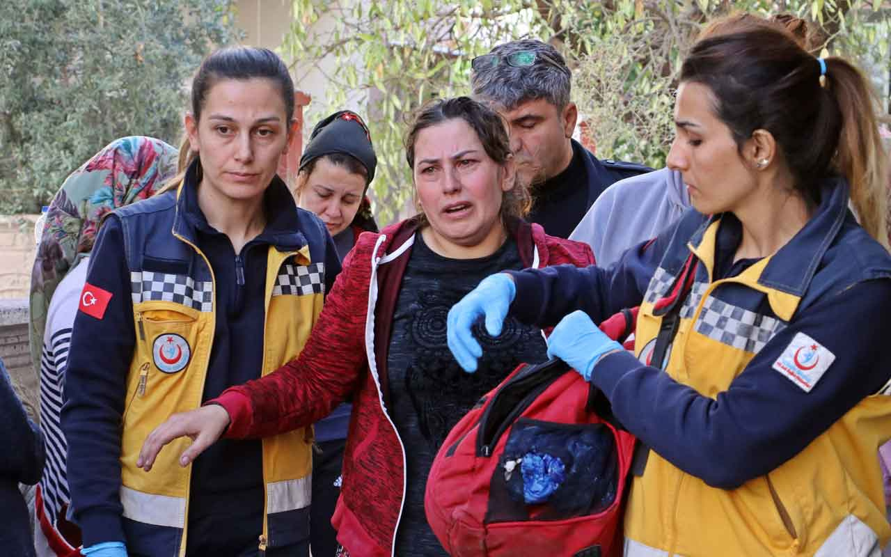 Antalya'da evinin yandığını gören anne sinir krizi geçirdi
