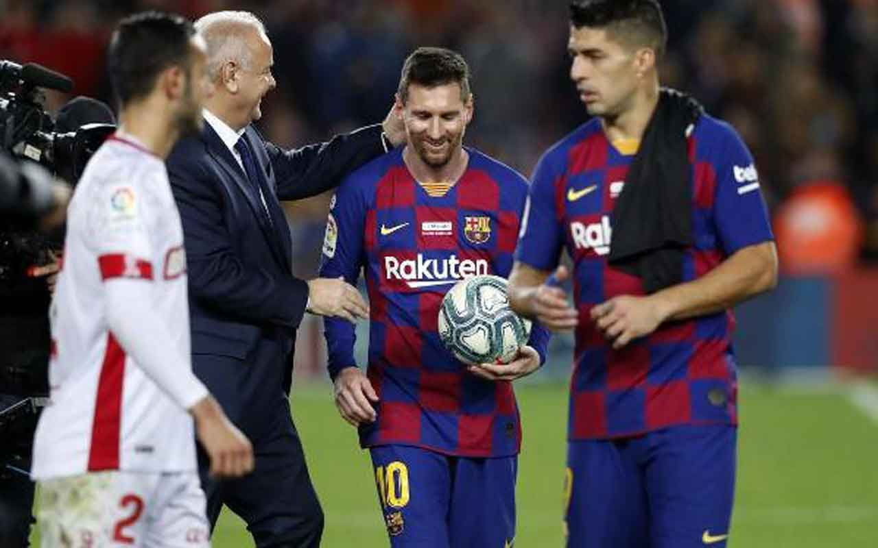 Lionel Messi La Liga tarihine geçti