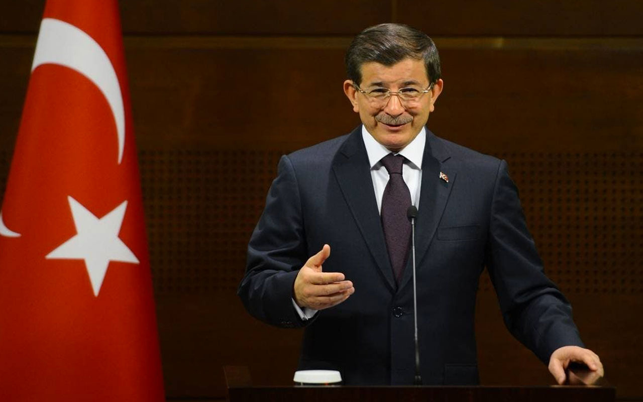 Ahmet Davutoğlu partisinin ismi YAP logosu da adalet terazisi