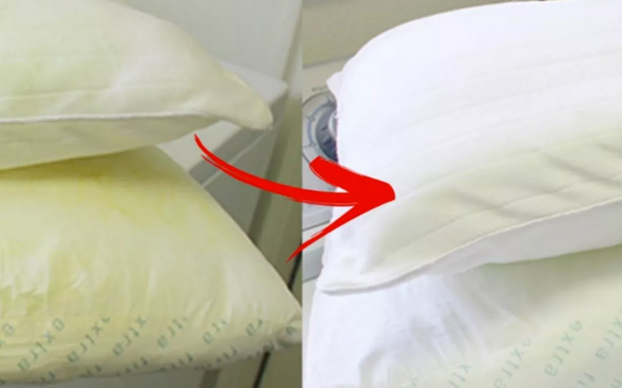 Terden sararan yastık kılıfları nasıl beyazlatılır?
