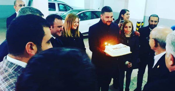 CHP Genel Merkez'de Kemal Kılıçdaroğlu'na doğum günü sürprizi