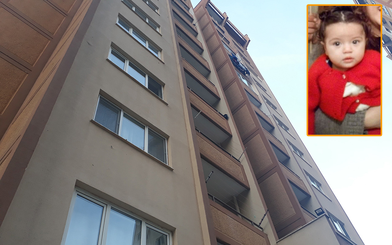 İzmir'de 4. kattan düşen 2 yaşındaki minik Helin öldü
