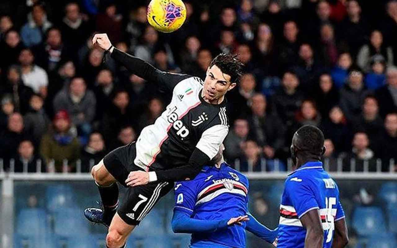 Ronaldo adeta uçtu 48 salise havada asılı kaldı