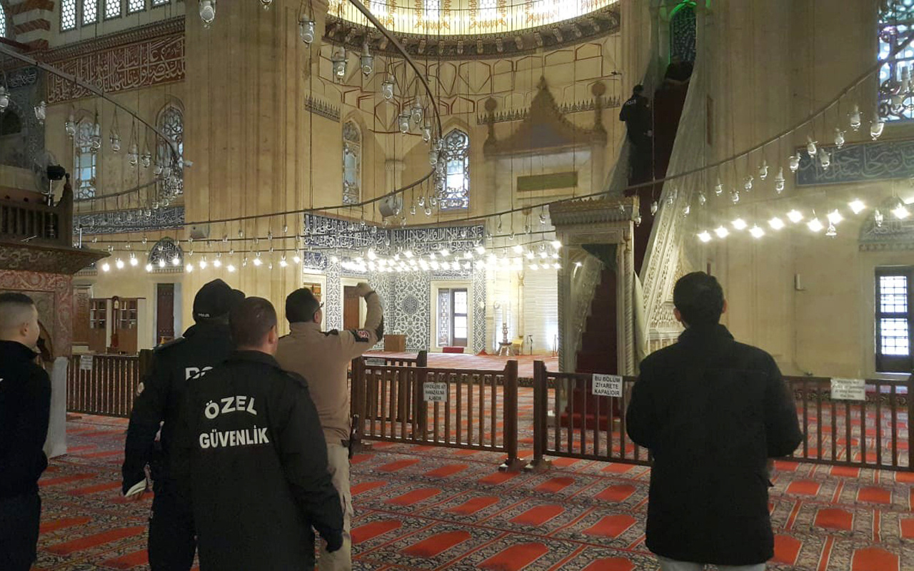 Edirne’de cuma namazı öncesi Selimiye Camisi'nde ilginç olay minbere çıktı