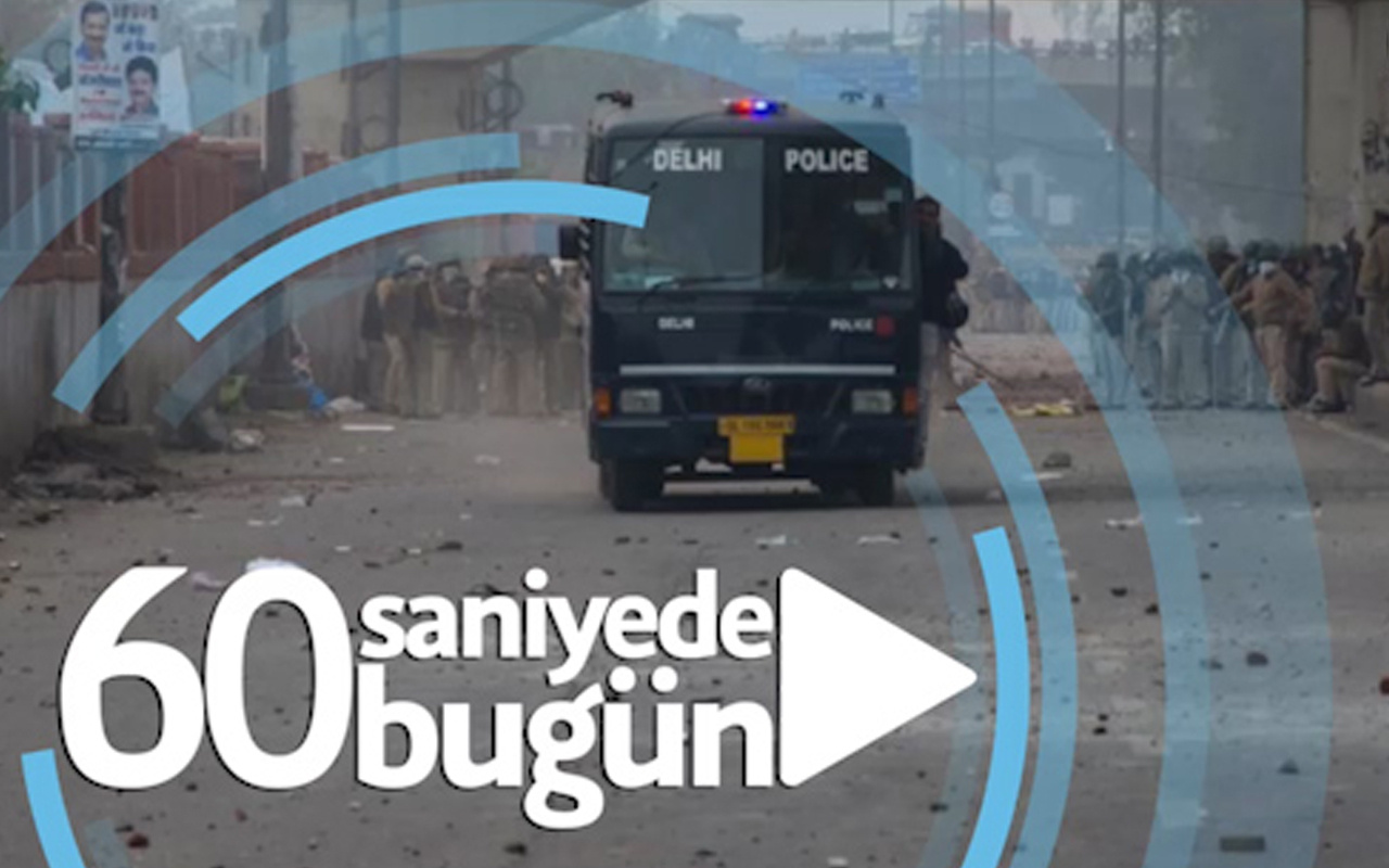 60 saniyede bugün (21 Aralık 2019)