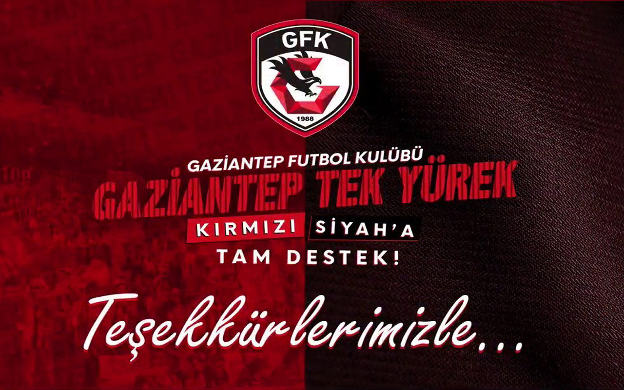 Gaziantep FK'ya destek gecesinde 240 bine yakın forma satıldı