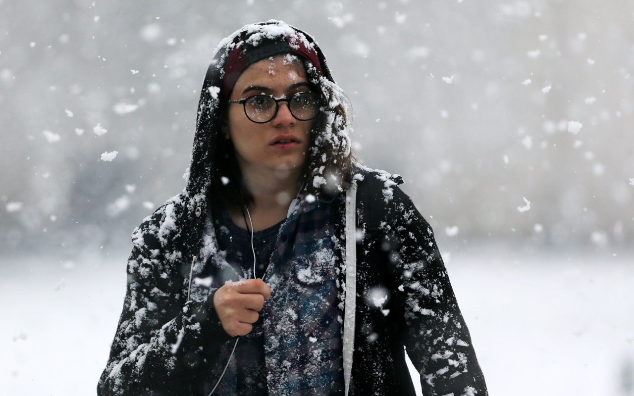 Ankara hava durumu kar bastırdı meteoroloji saat verdi