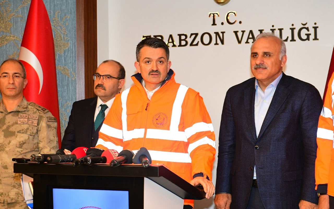 Bakanı Bekir Pakdemirli'den Karadeniz'deki yangınla ilgili açıklama