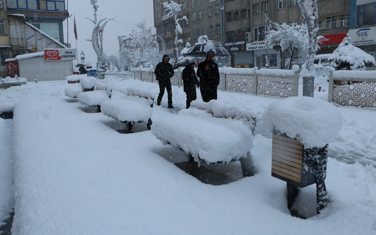 Van Başkale, Bahçesaray ile Hakkari merkez ve Yüksekova'da okullara kar tatili