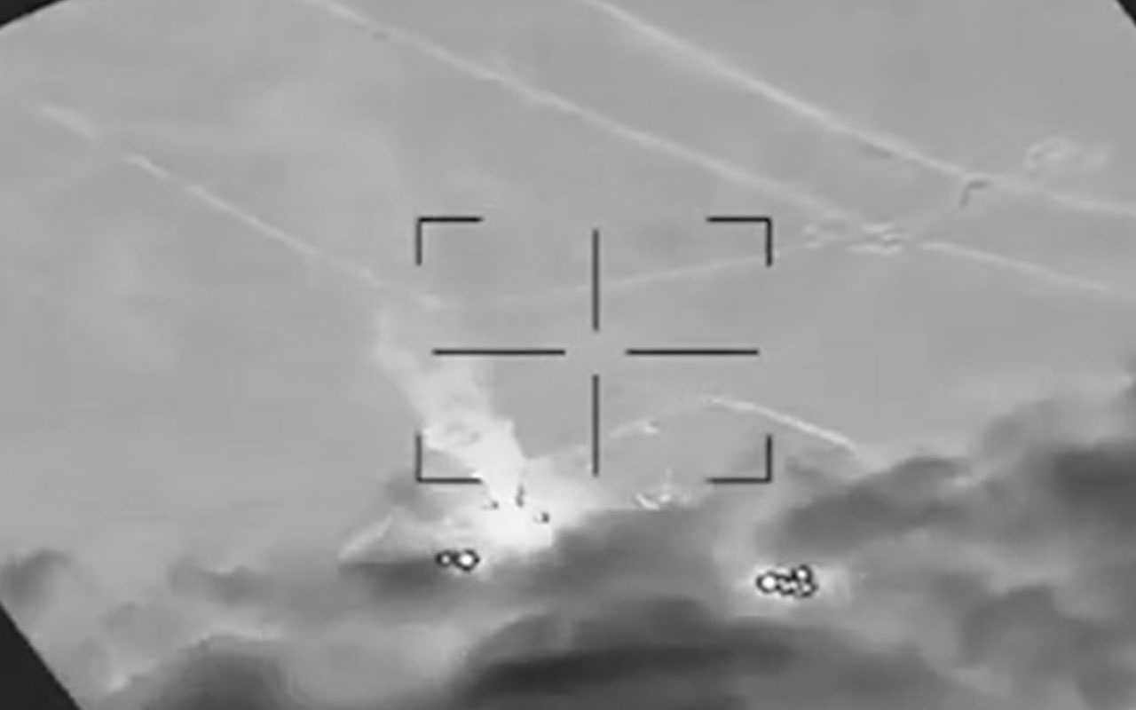 ABD Hizbullah'a ait hedefleri vurdu! Bombalama görüntüleri yayınlandı