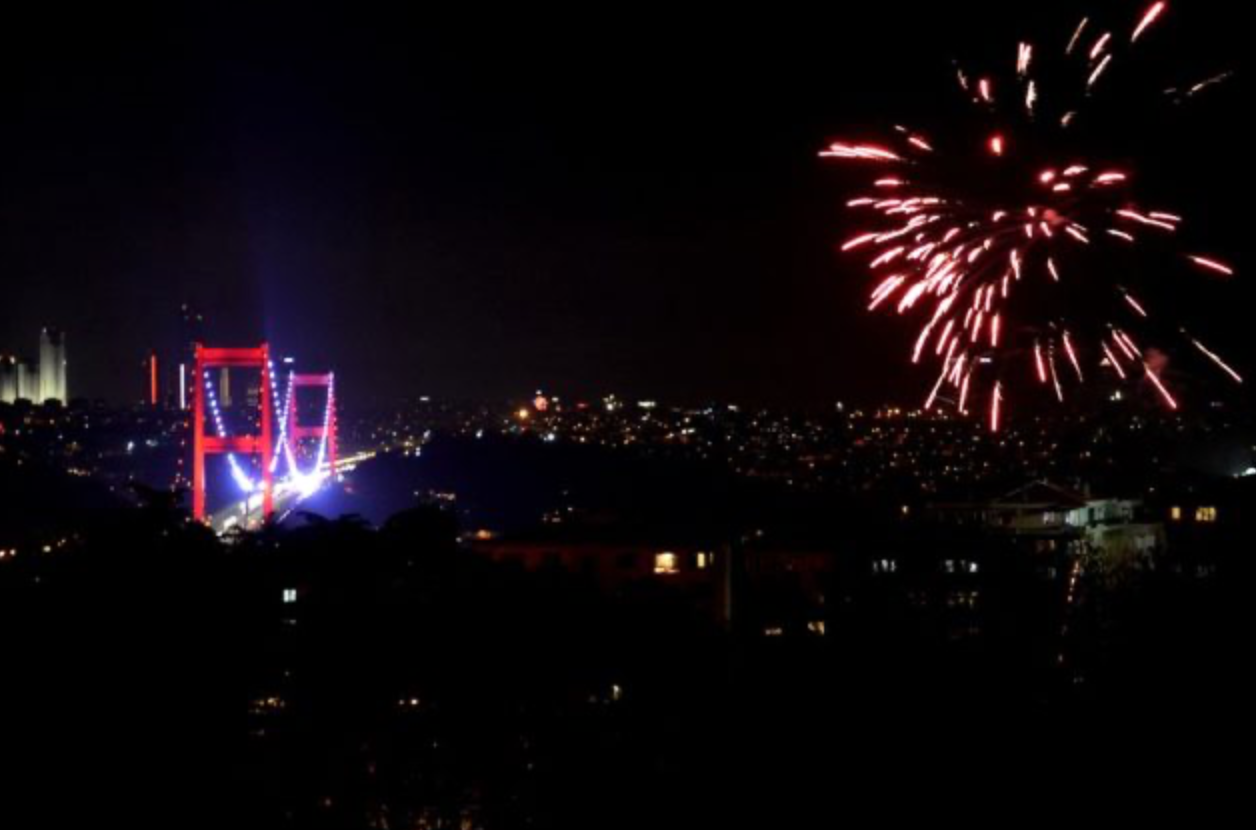 Türkiye 2020'yi coşkuyla karşıladı! Çok renkli fotoğraflar