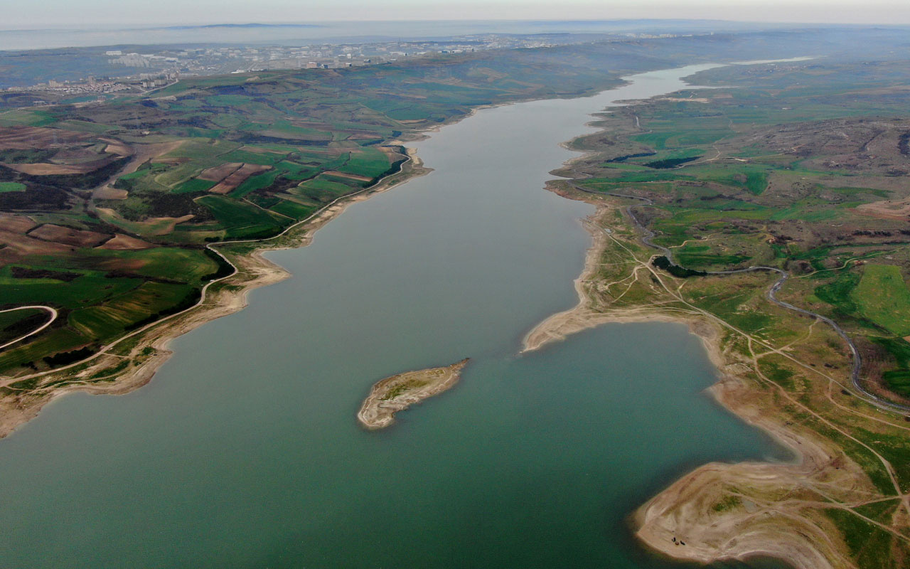 Kanal İstanbul güzergahı havadan görüntülendi